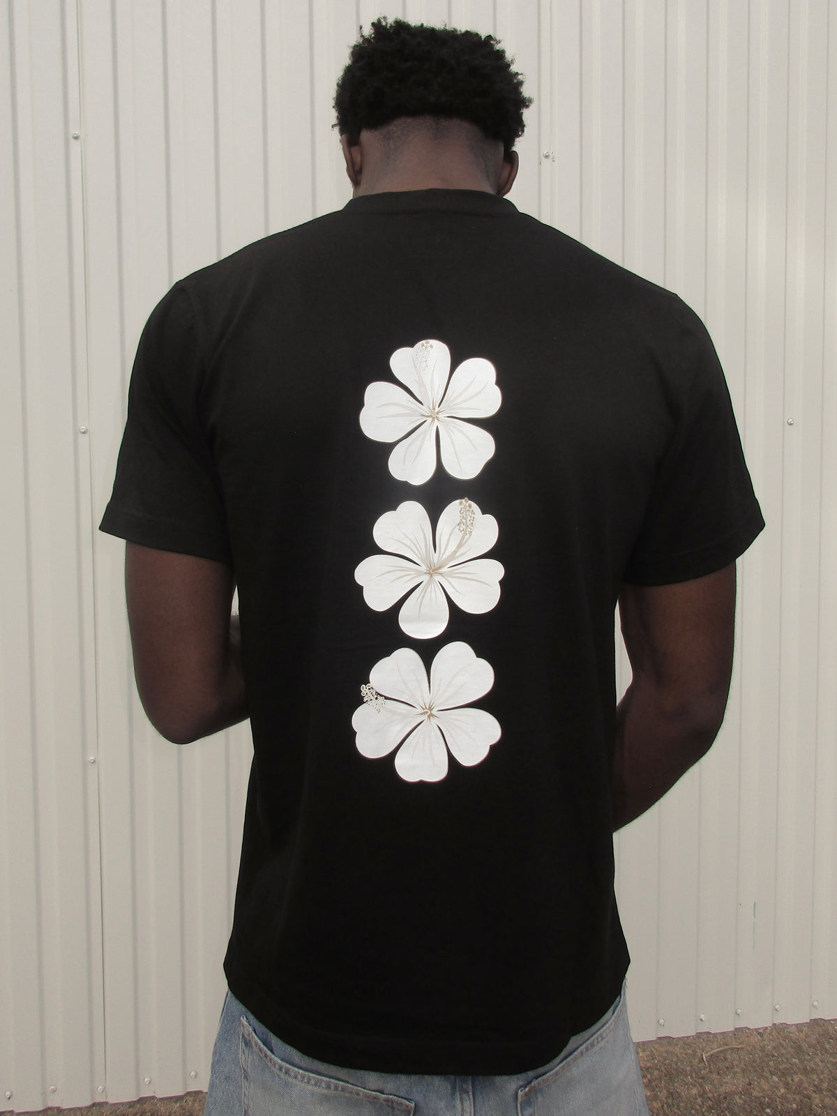 DRAVE - T-SHIRT HIBISCUS OBSIDIAN
