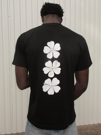 DRAVE - T-SHIRT HIBISCUS OBSIDIAN