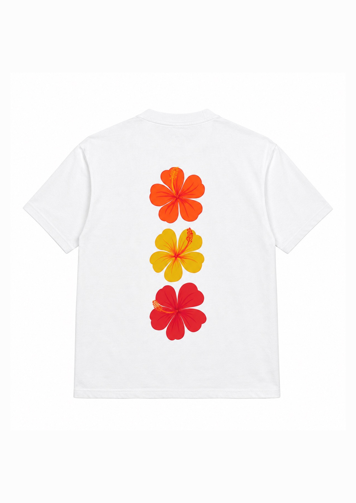 DRAVE - T-SHIRT HIBISCUS SUNSET